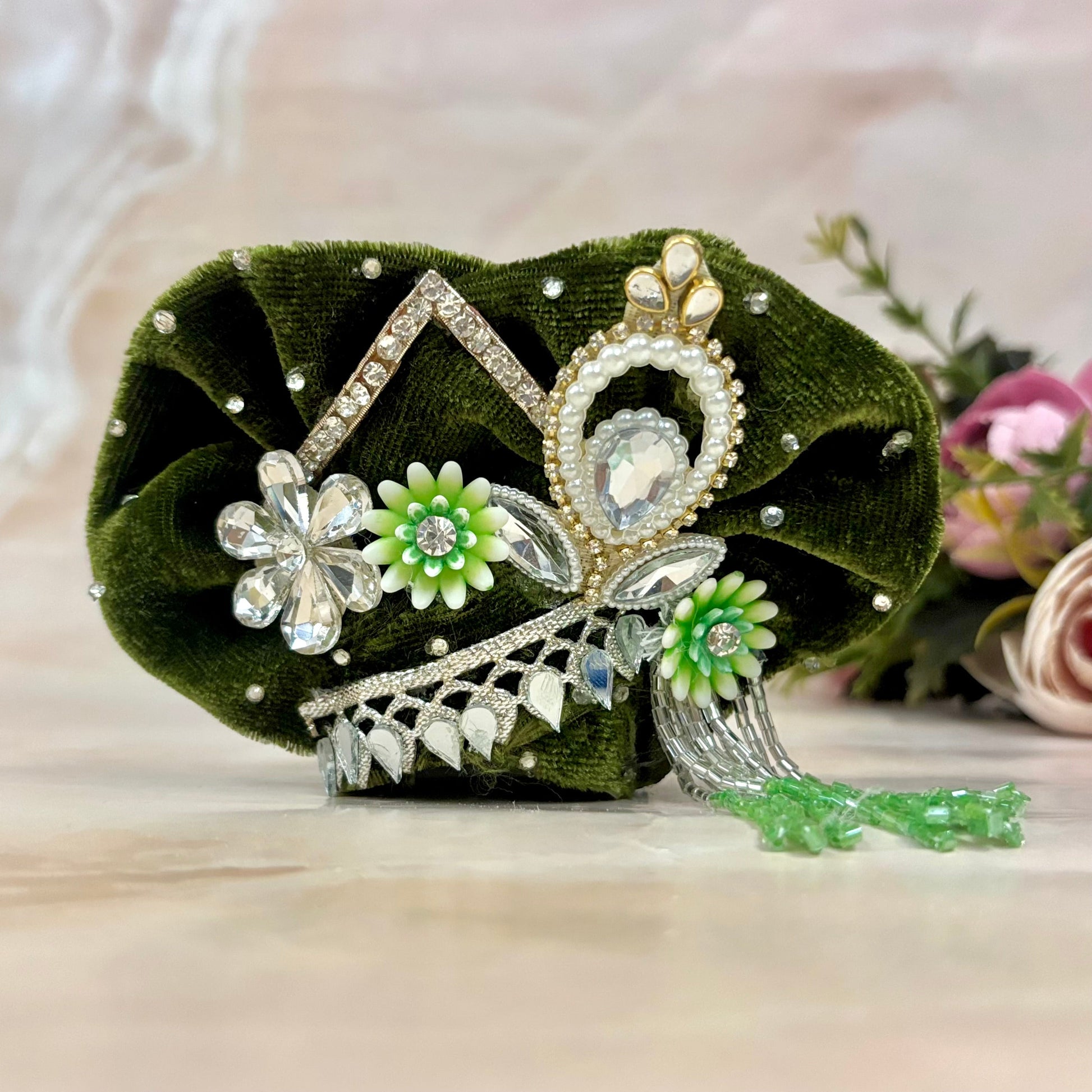 Divyabhusan Velvet Laddu Gopal Dress