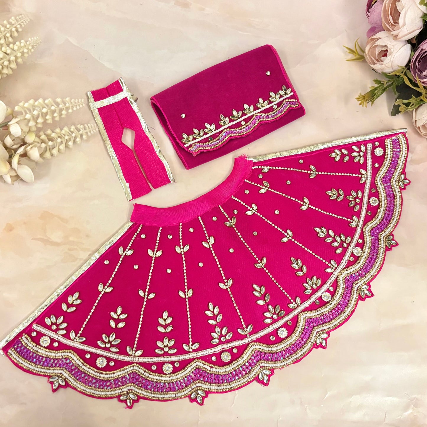 Kanakrekha Mata Rani Velvet Dress