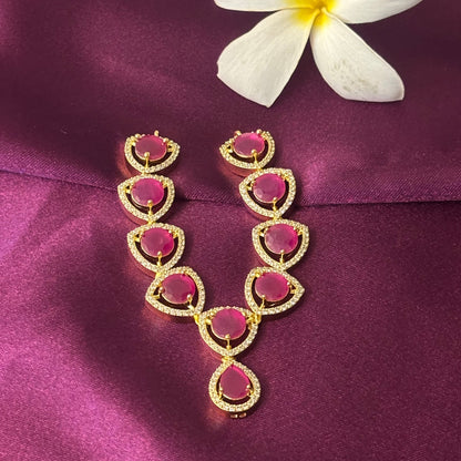 Rajprabha Ruby Necklace