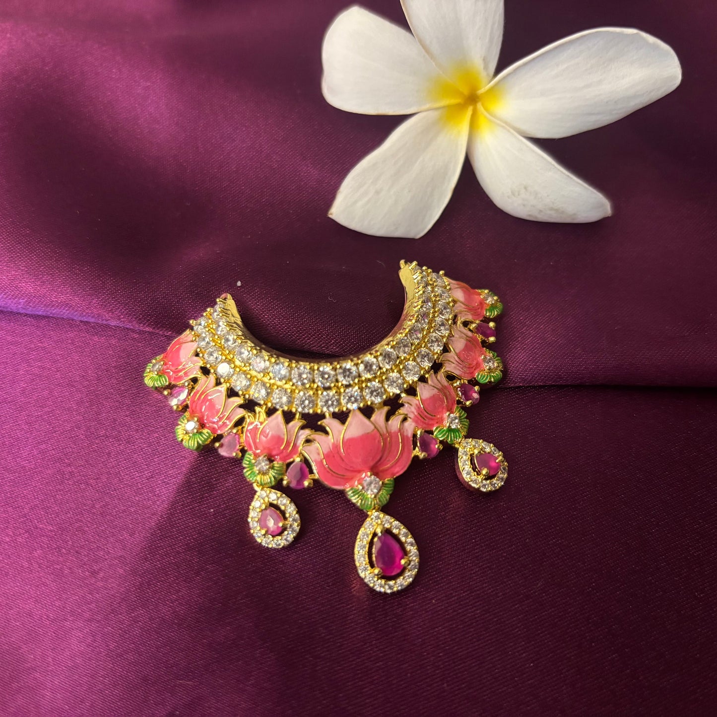 PadmaPriya Lotus Necklace