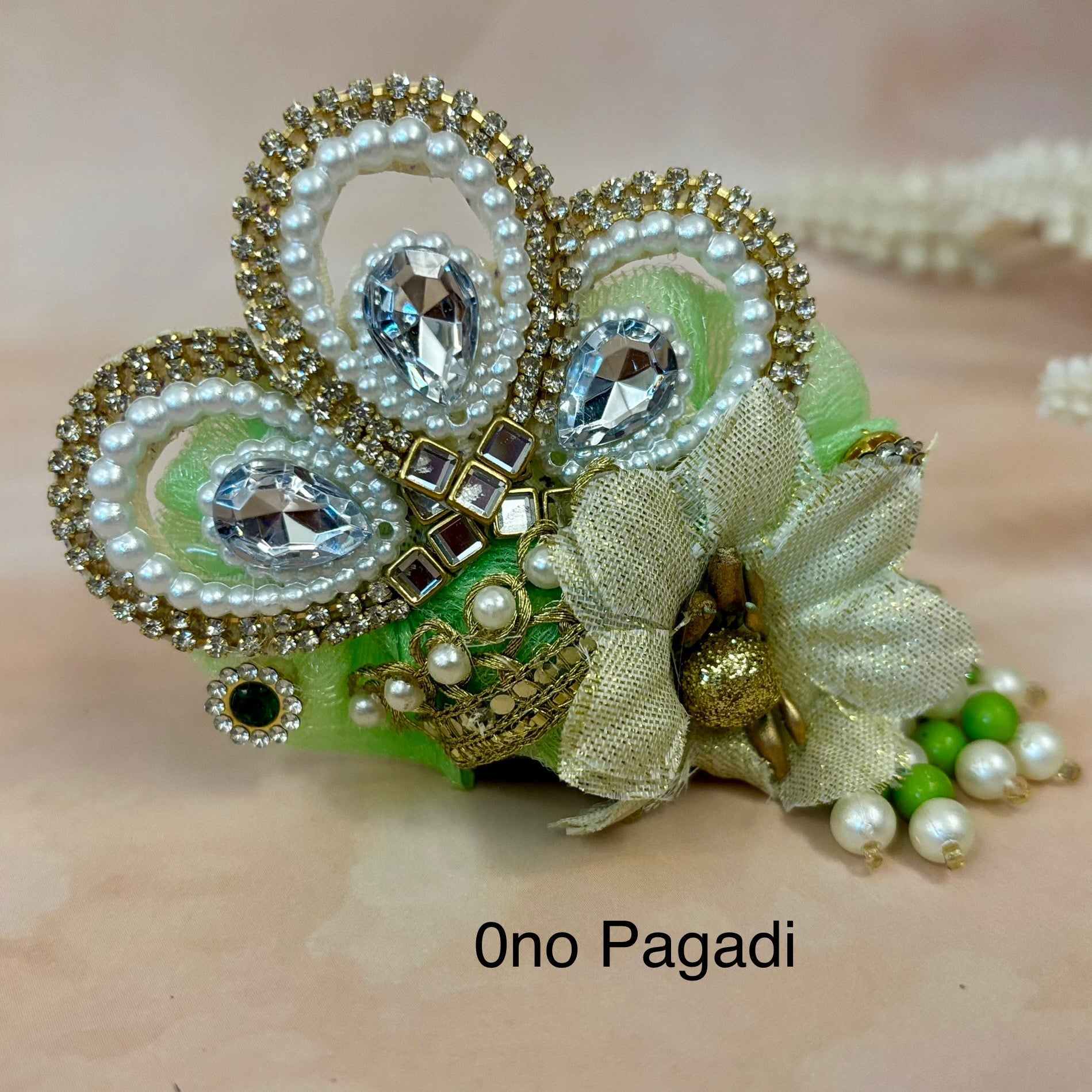 Teej Special Green Laddu Gopal Dress