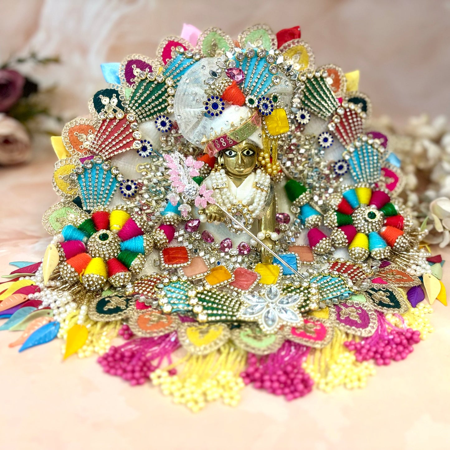 Holi Special Rajrang Laddu Gopal Dress