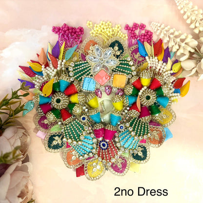Holi Special Rajrang Laddu Gopal Dress