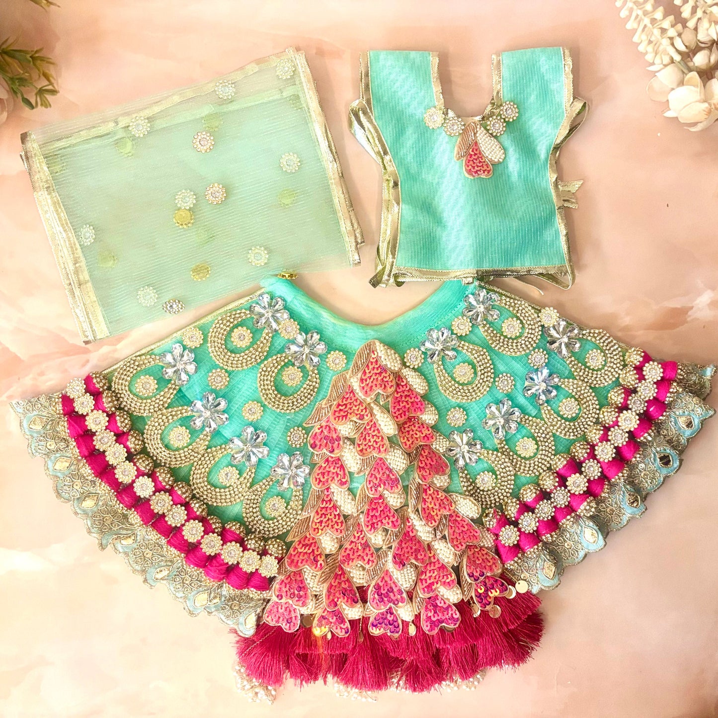 Padmaraga Mata Rani Dress
