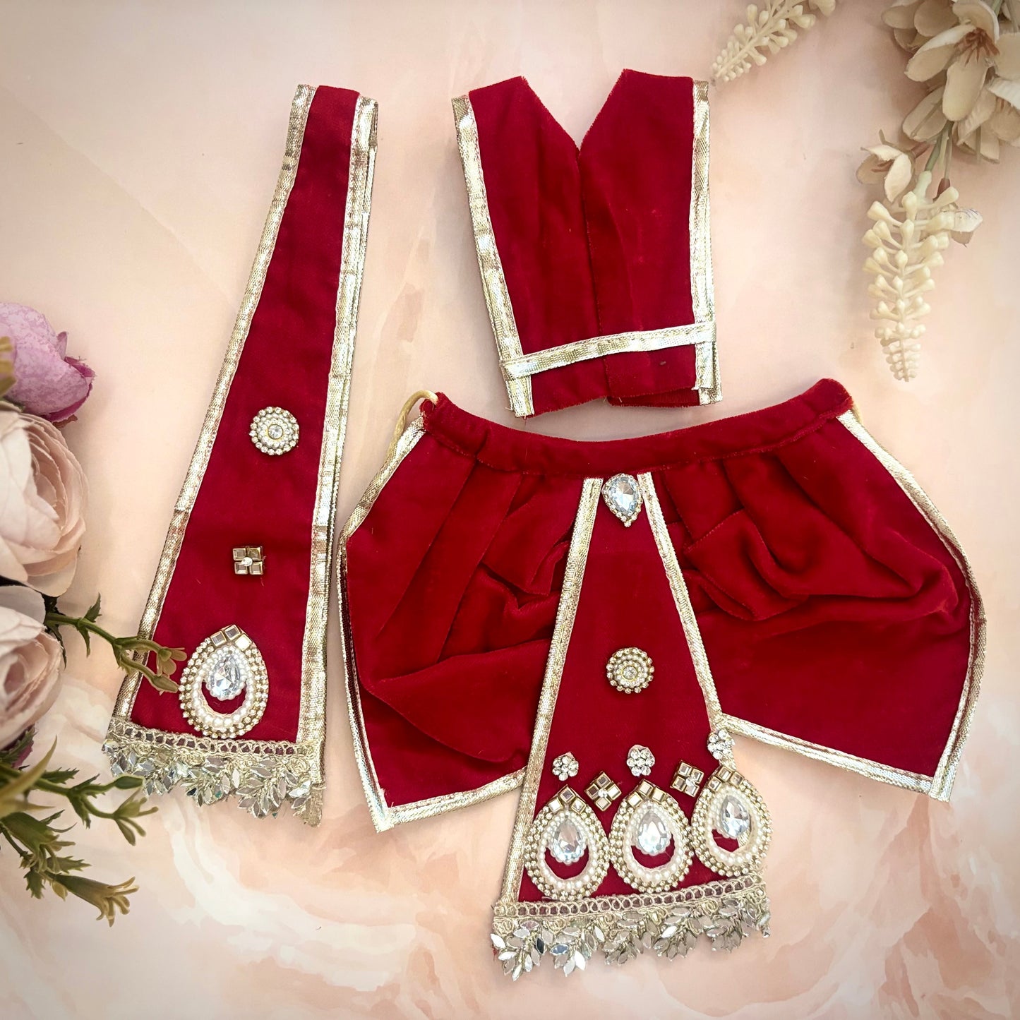 Rajwadi Ruby Radha Krishna Dress