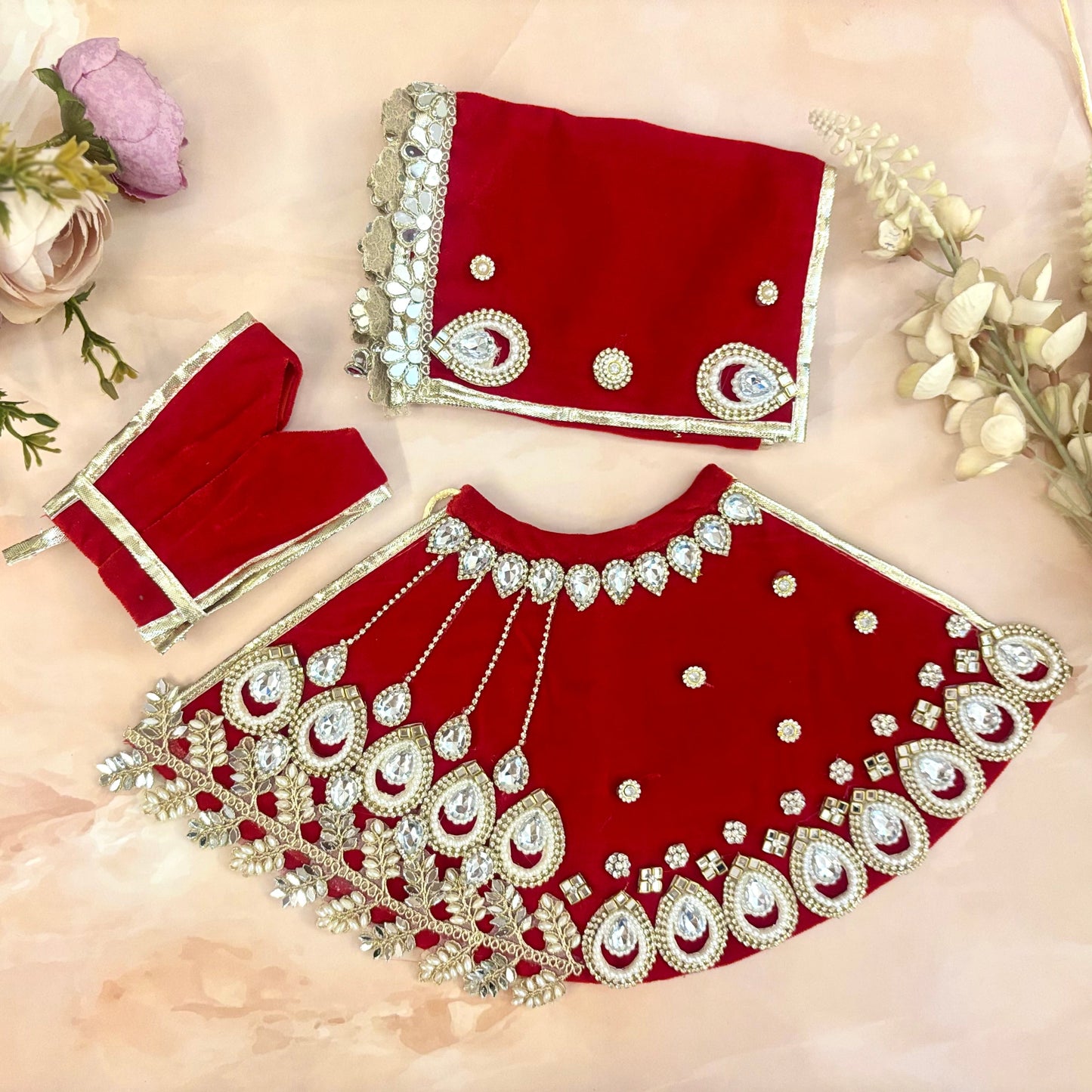 Rajwadi Ruby Radha Krishna Dress