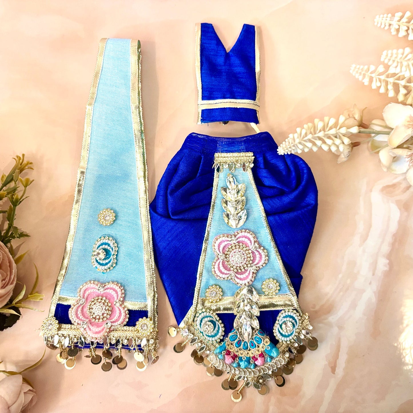 Neelamber Radhe Krishna Dress