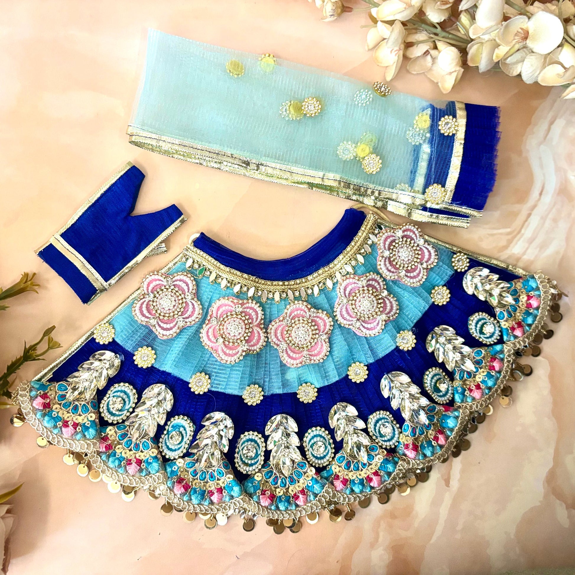 Neelamber Radhe Krishna Dress