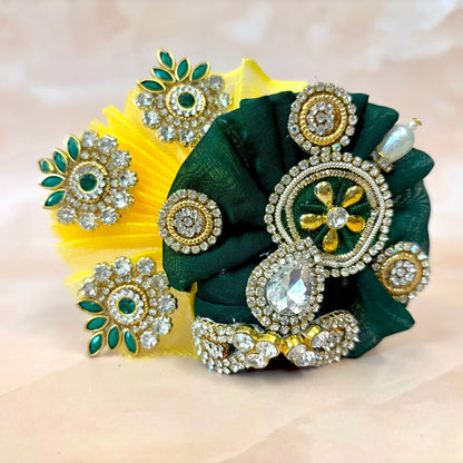 Peet Harit Kundan Laddu Gopal Dress