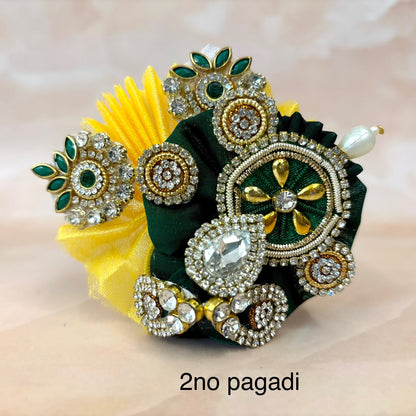 Peet Harit Kundan Laddu Gopal Dress