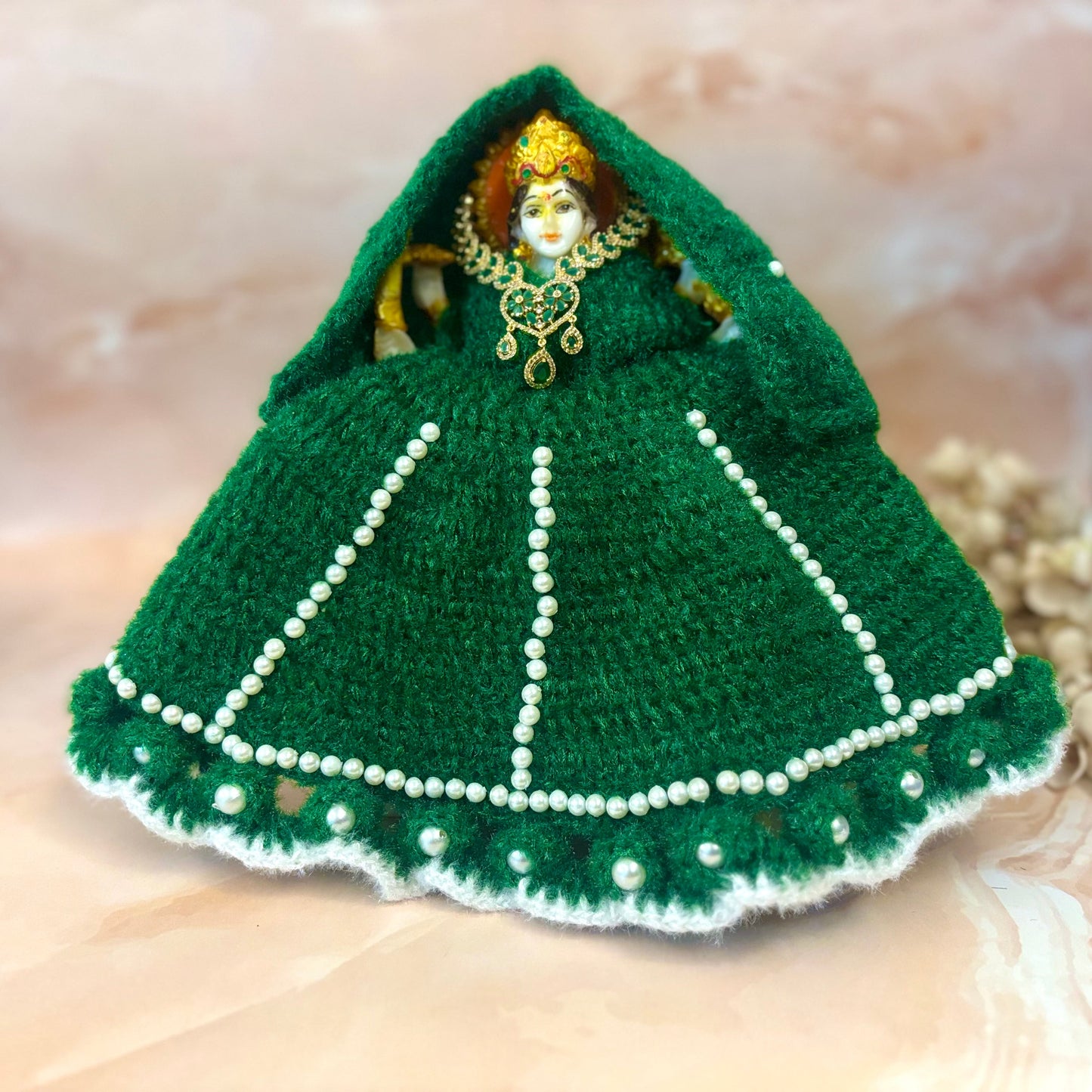 Harit Pearl Woollen Mata Rani Dress