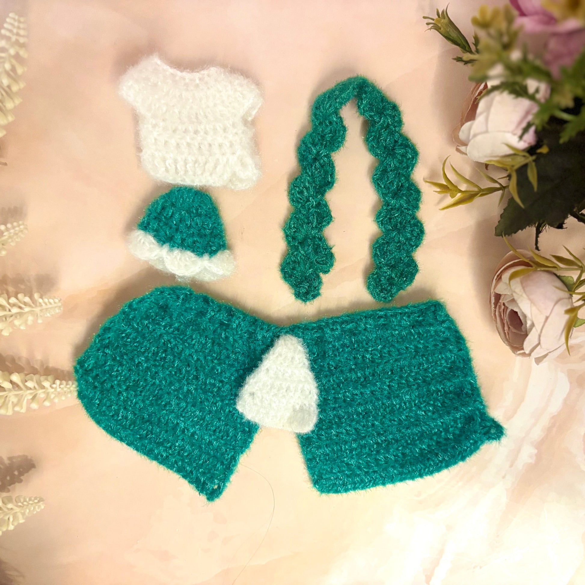 Rajsi Woollen Radha Krishna Dress