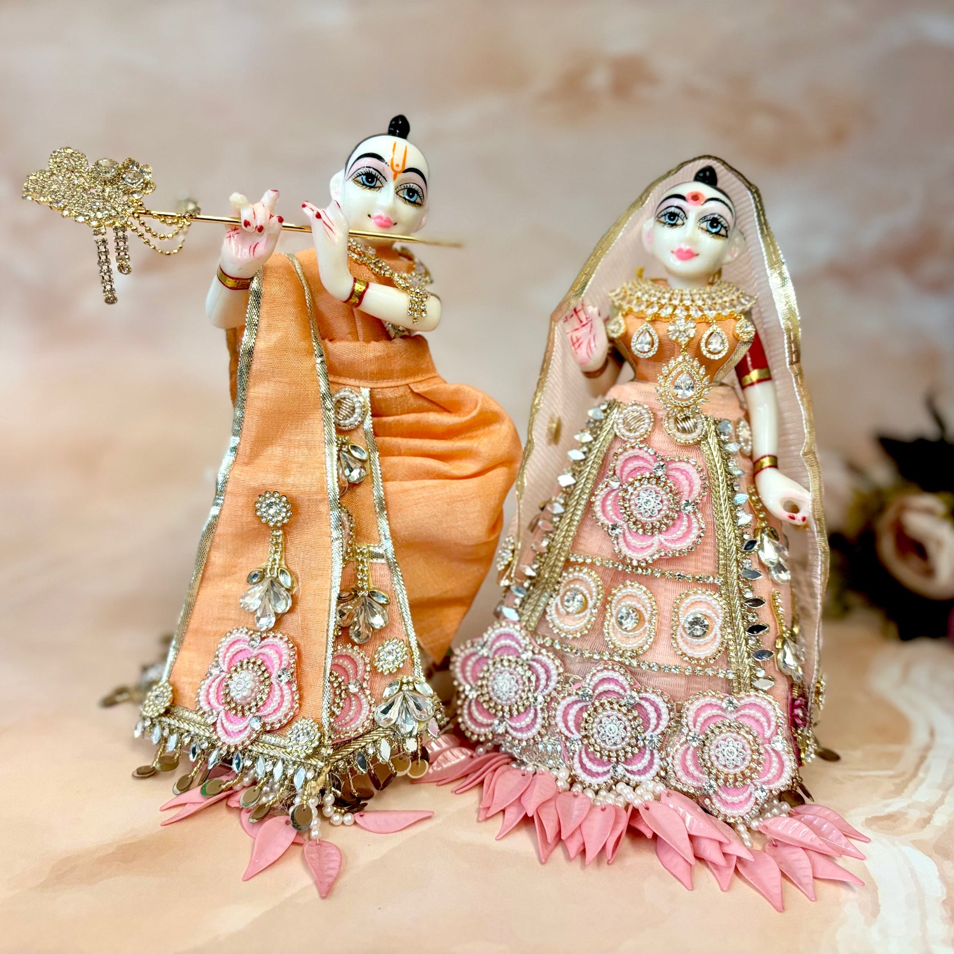 Kamal Pushp Radha Krishna Dress