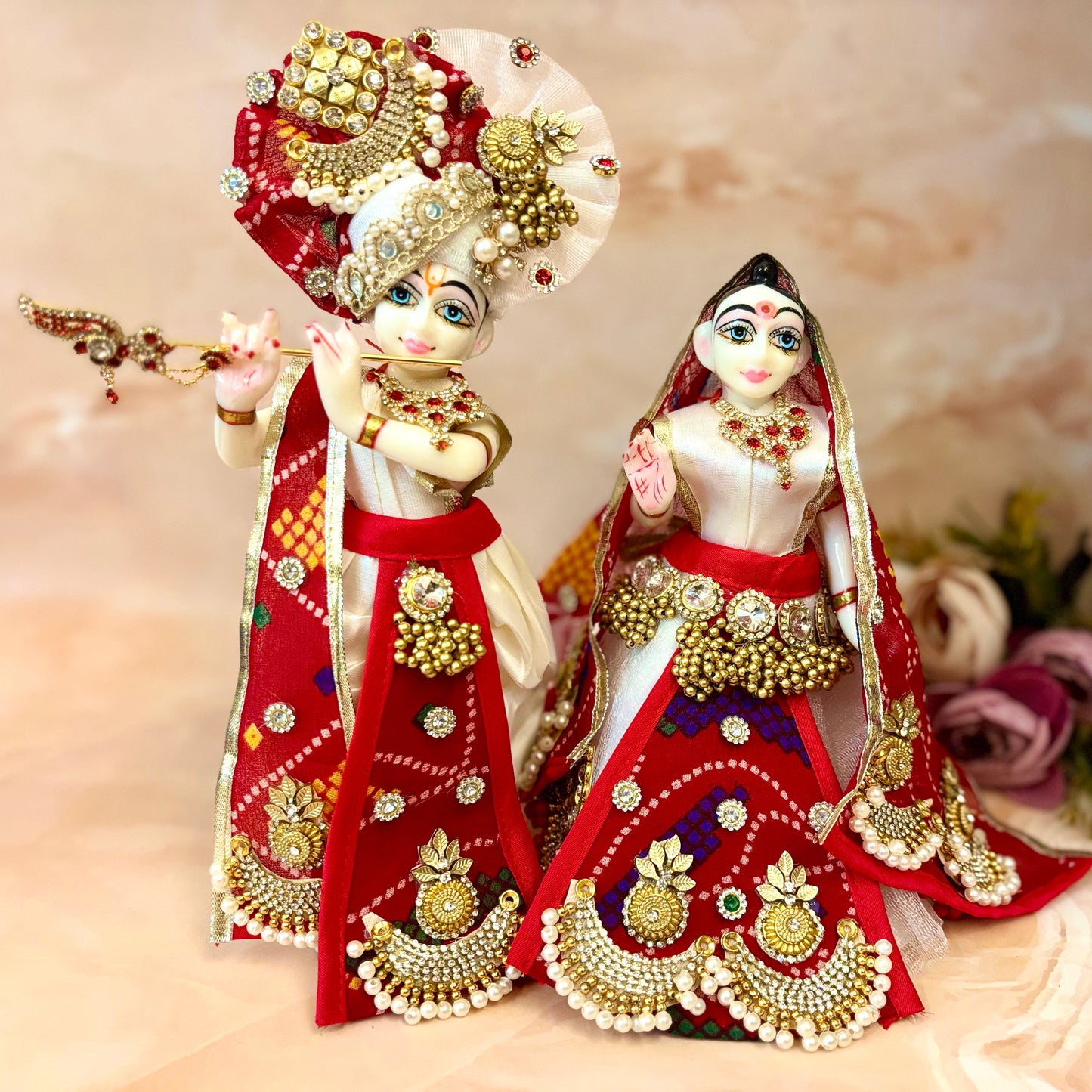 Lalit Shringar Radha Krishna Dress