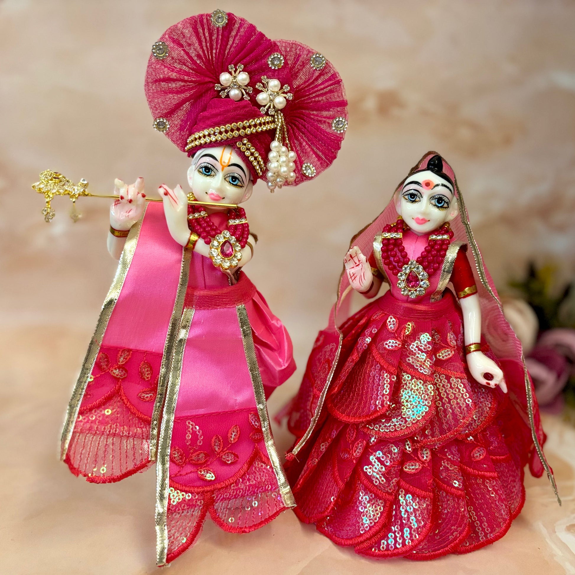 Lakshmi Shringar Radha Krishna Dress