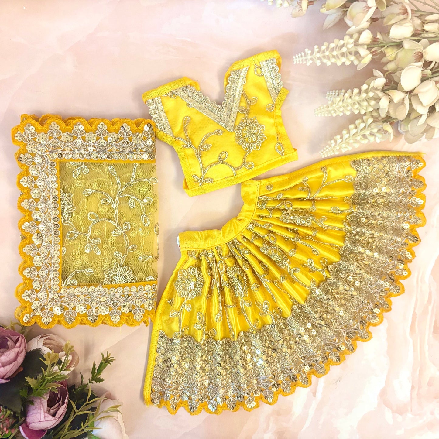 Peetambari Mata Rani Dress