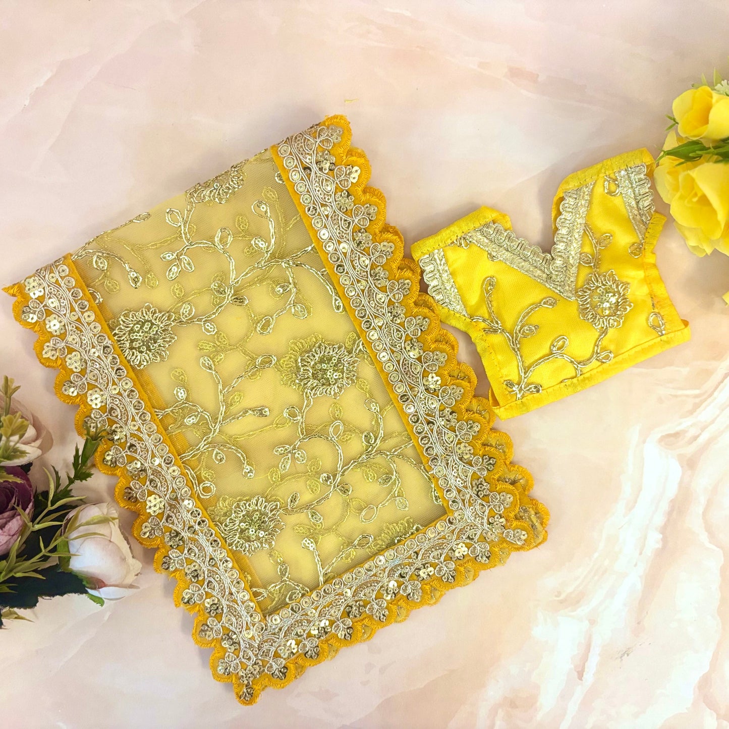 Peetambari Mata Rani Dress
