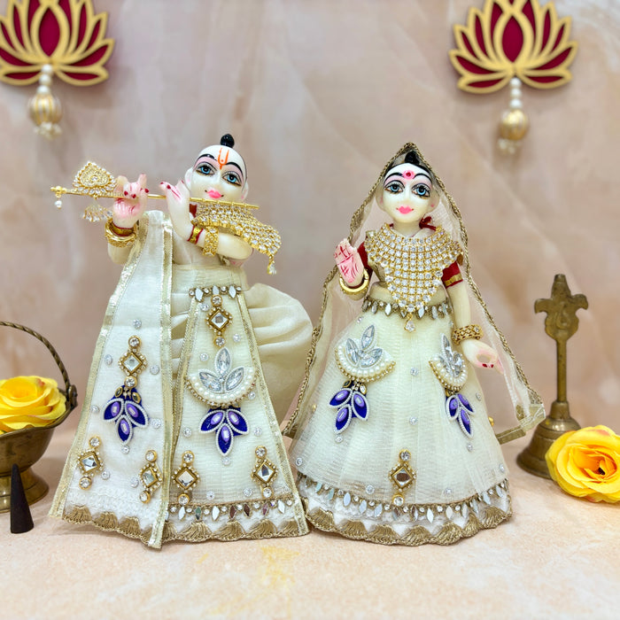 Shwet Ratnaa Radhe Krishna Dress