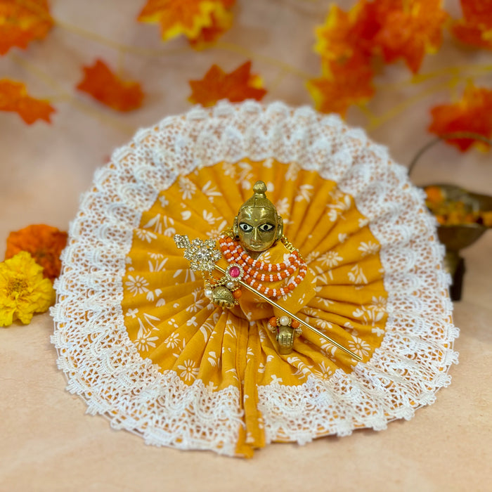 Peet Pushp Laddu Gopal Dress (Pack of 2)