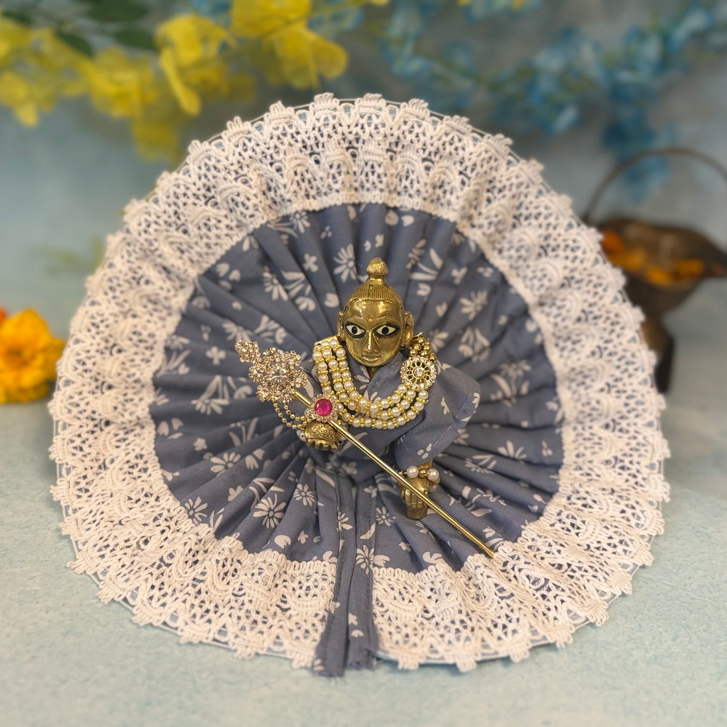 Peet Pushp Laddu Gopal Dress (Pack of 2)