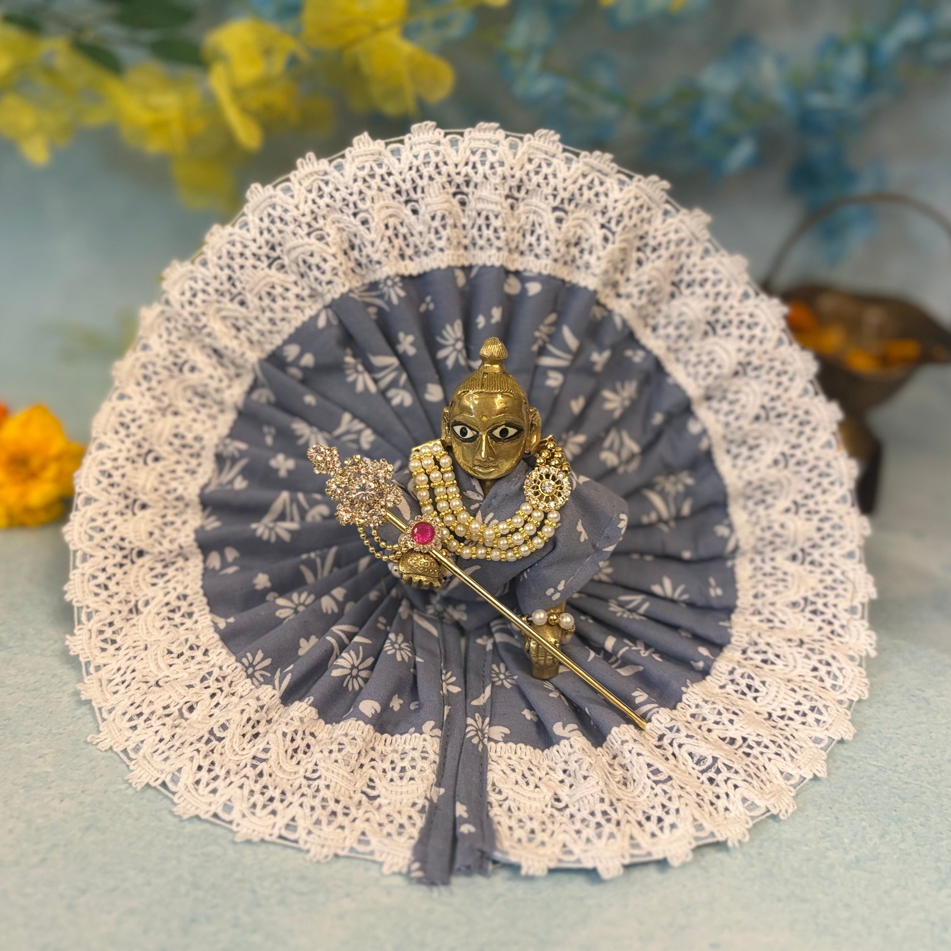 Peet Pushp Laddu Gopal Dress (Pack of 2)