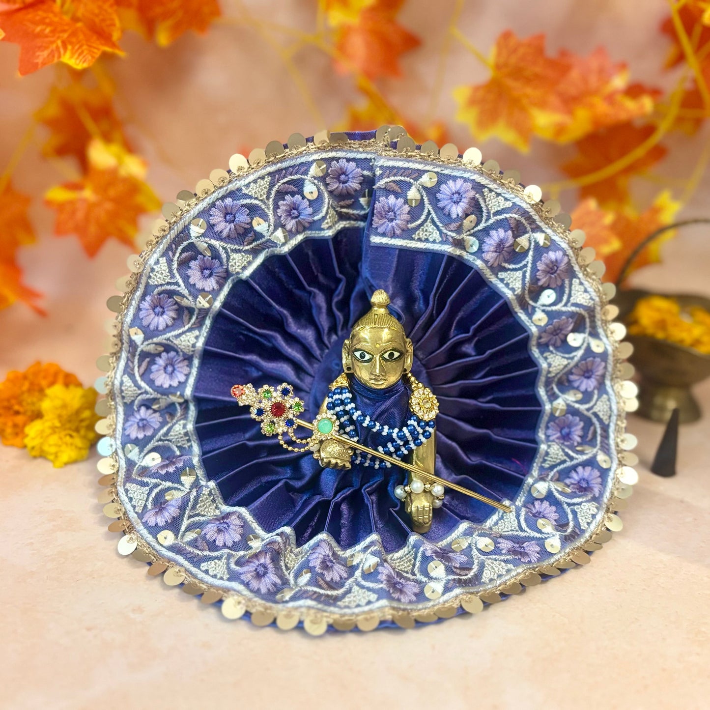 Neelam Laddu Gopal Dress (Pack of 2)