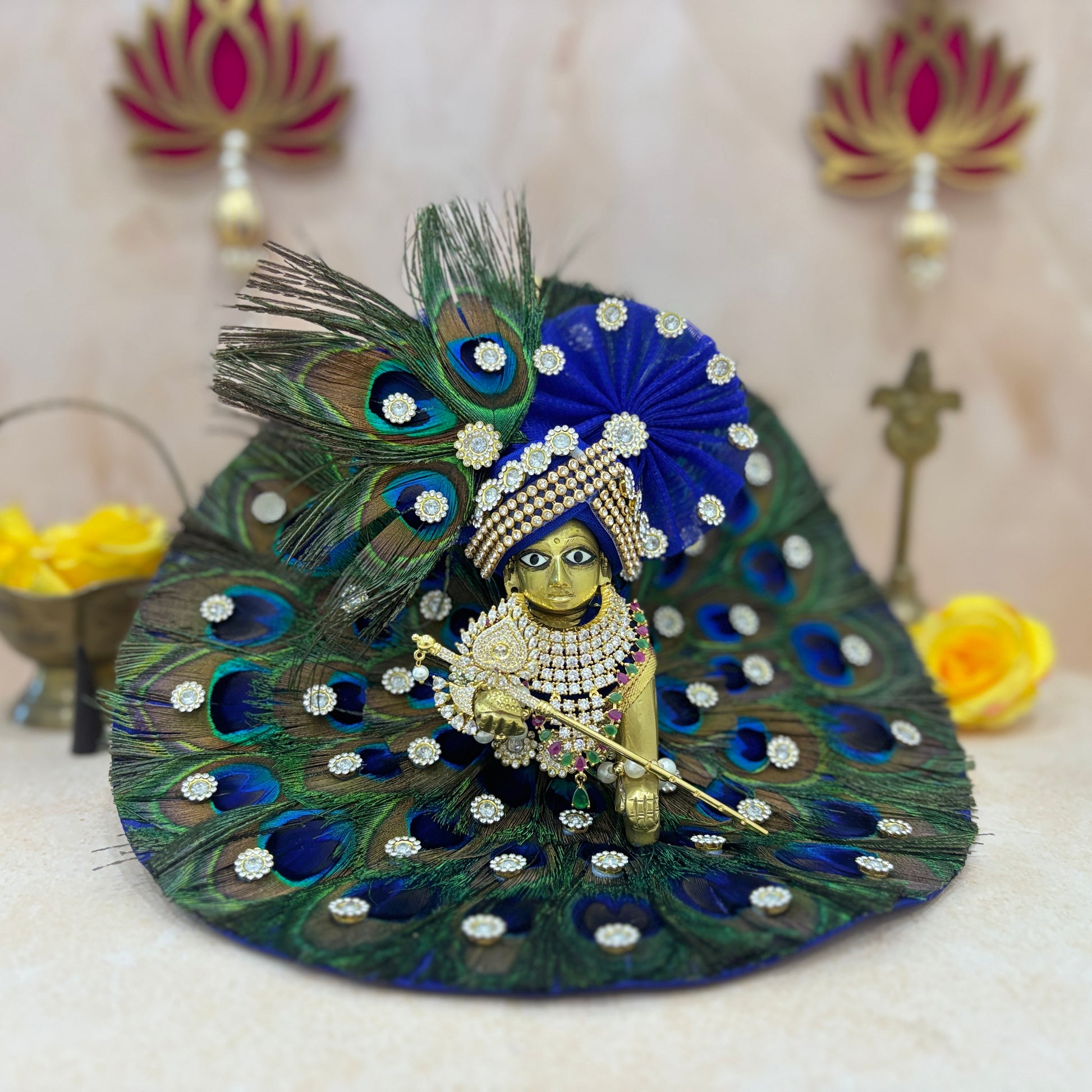 Mayur Shakti Laddu Gopal Dress