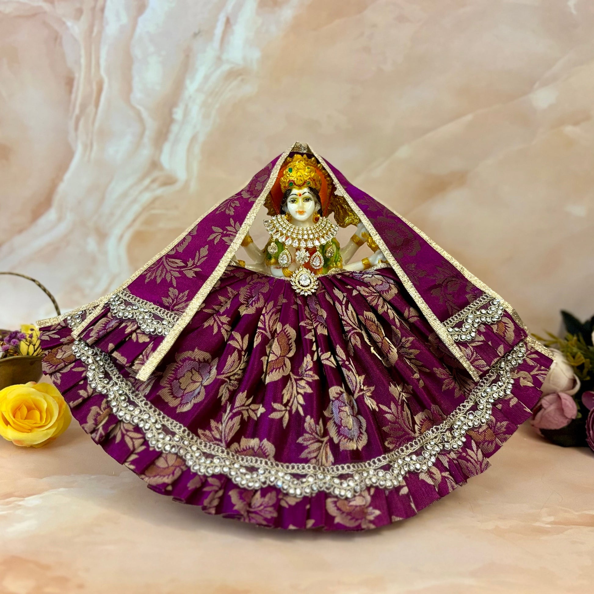 Brahmacharini Mata Rani Dress