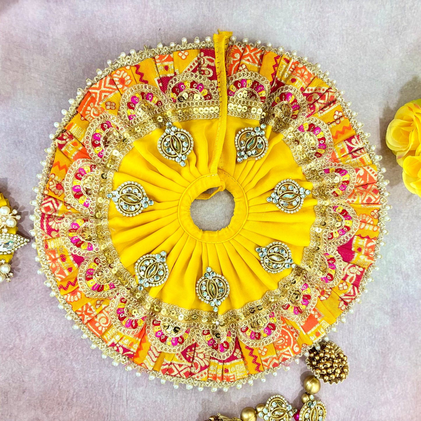 Keshari Laddu Gopal Dress