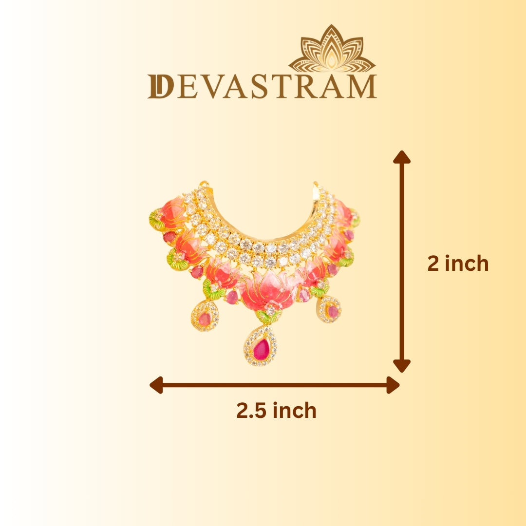 laddu gopal Jewelry necklace with measurements 