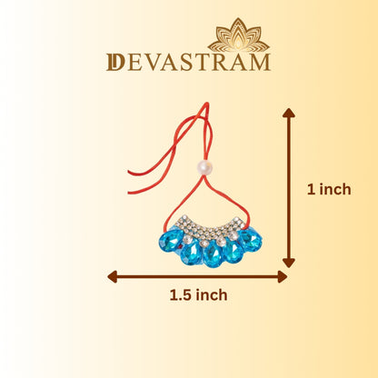 Blue stone laddu gopal jewelry with measurements 