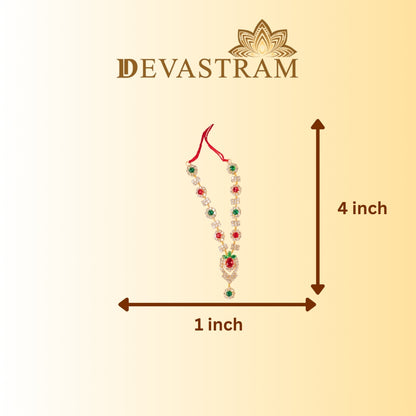 Red and Green Laddu Gopal Necklace