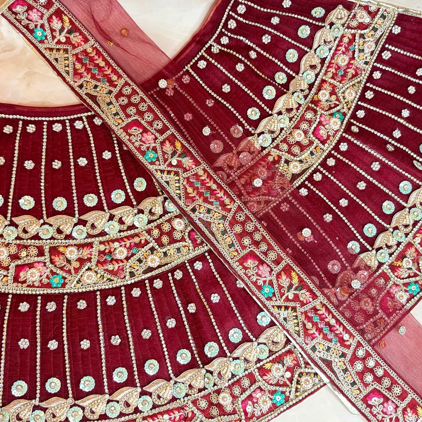 Luxe- Mahagauri Durga Maa Dress