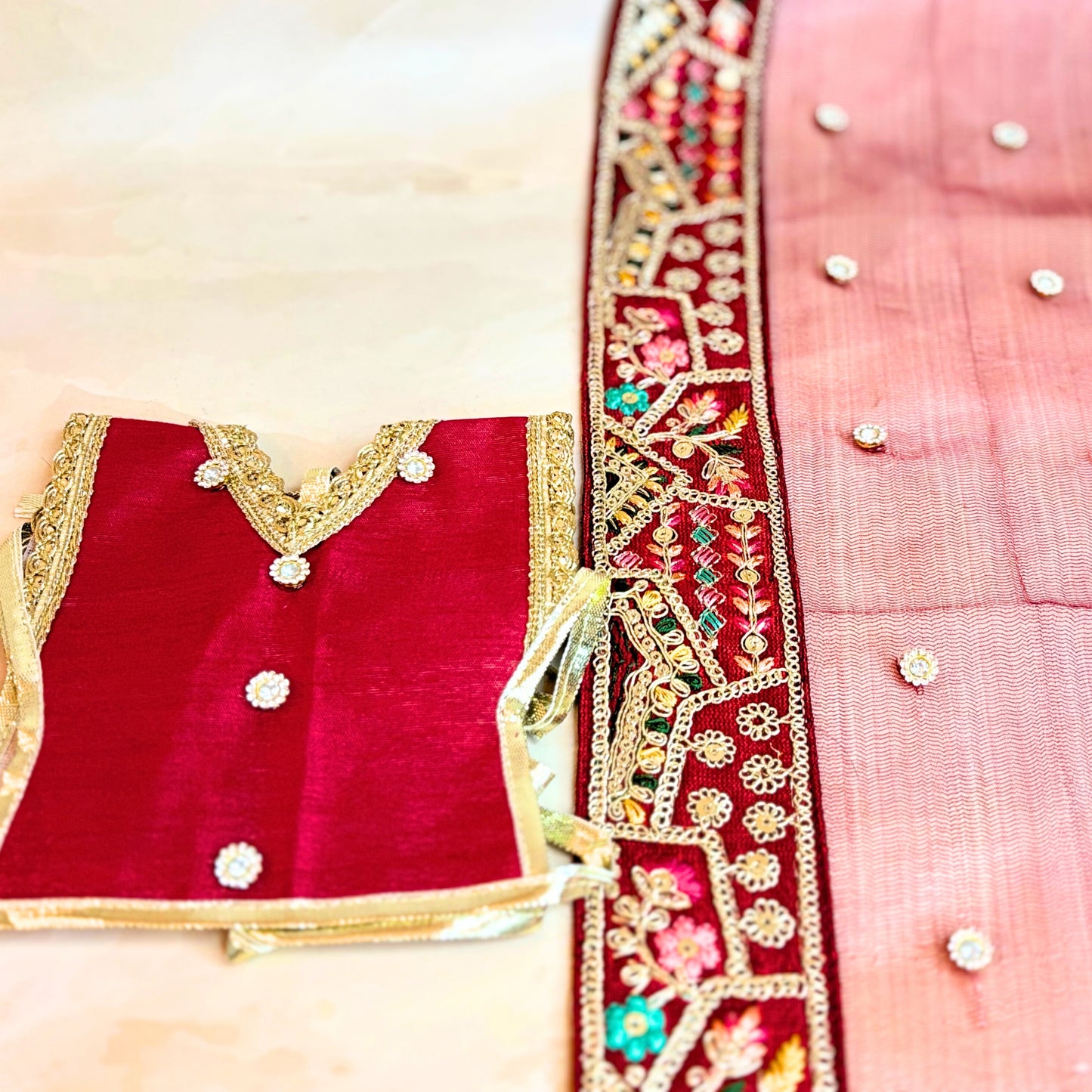 Luxe- Mahagauri Durga Maa Dress
