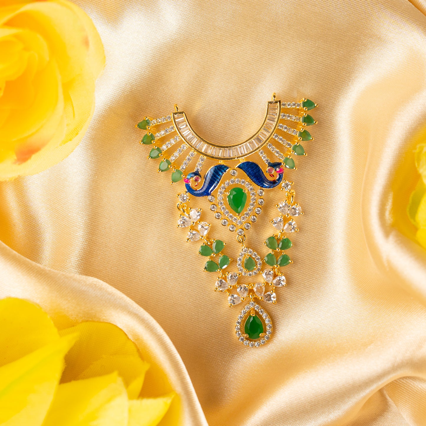 Mayur Harita Laddu Gopal Necklace