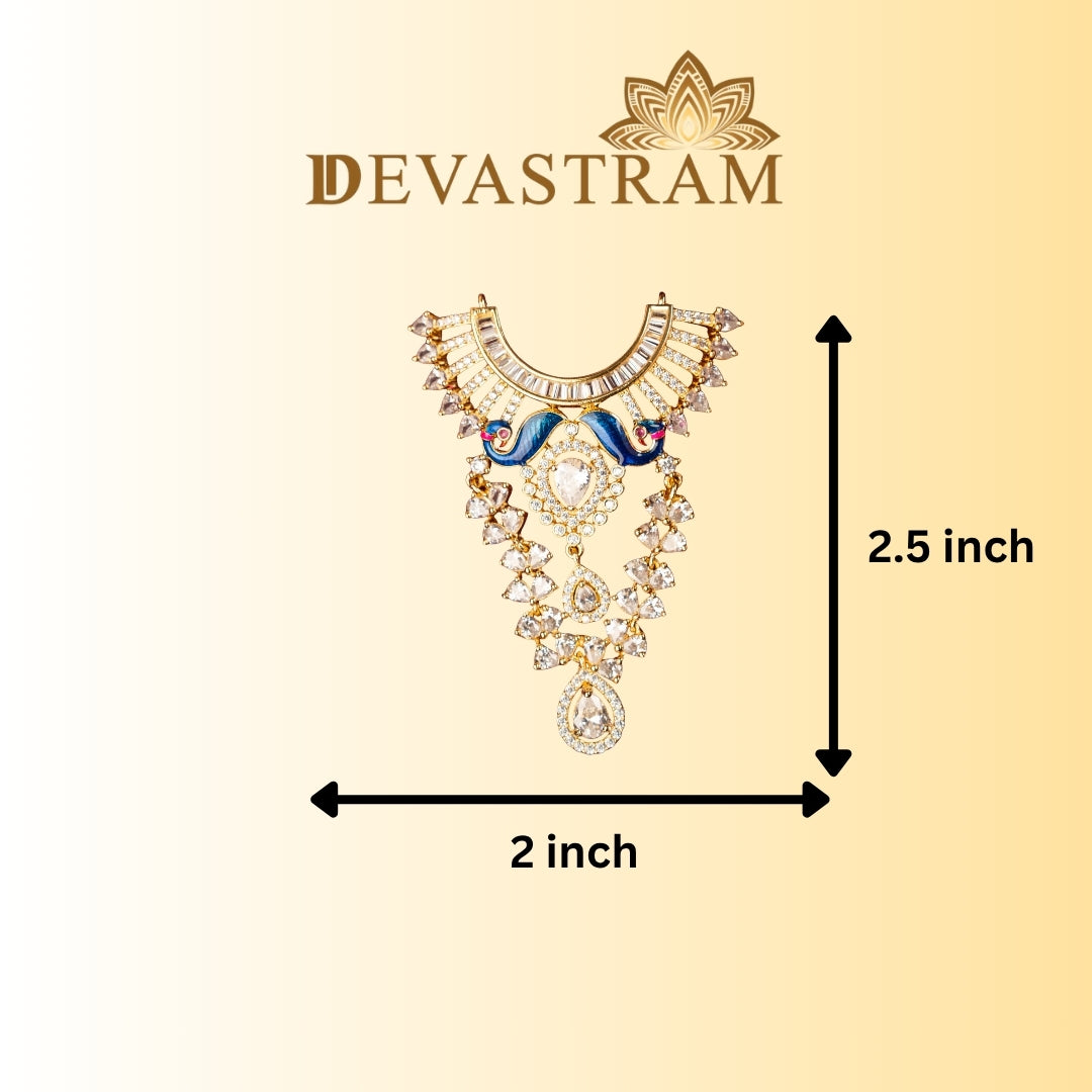 Mor Shringar Necklace size details