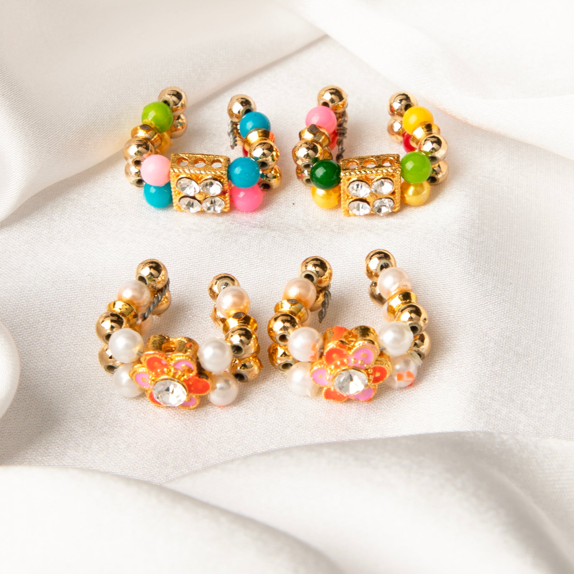 Navrang Leela Kangan for Laddu Gopal with colorful beads and golden decorative design