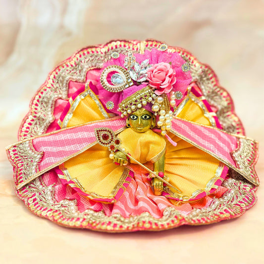 Rangpriya Laddu Gopal Leheriya Dress