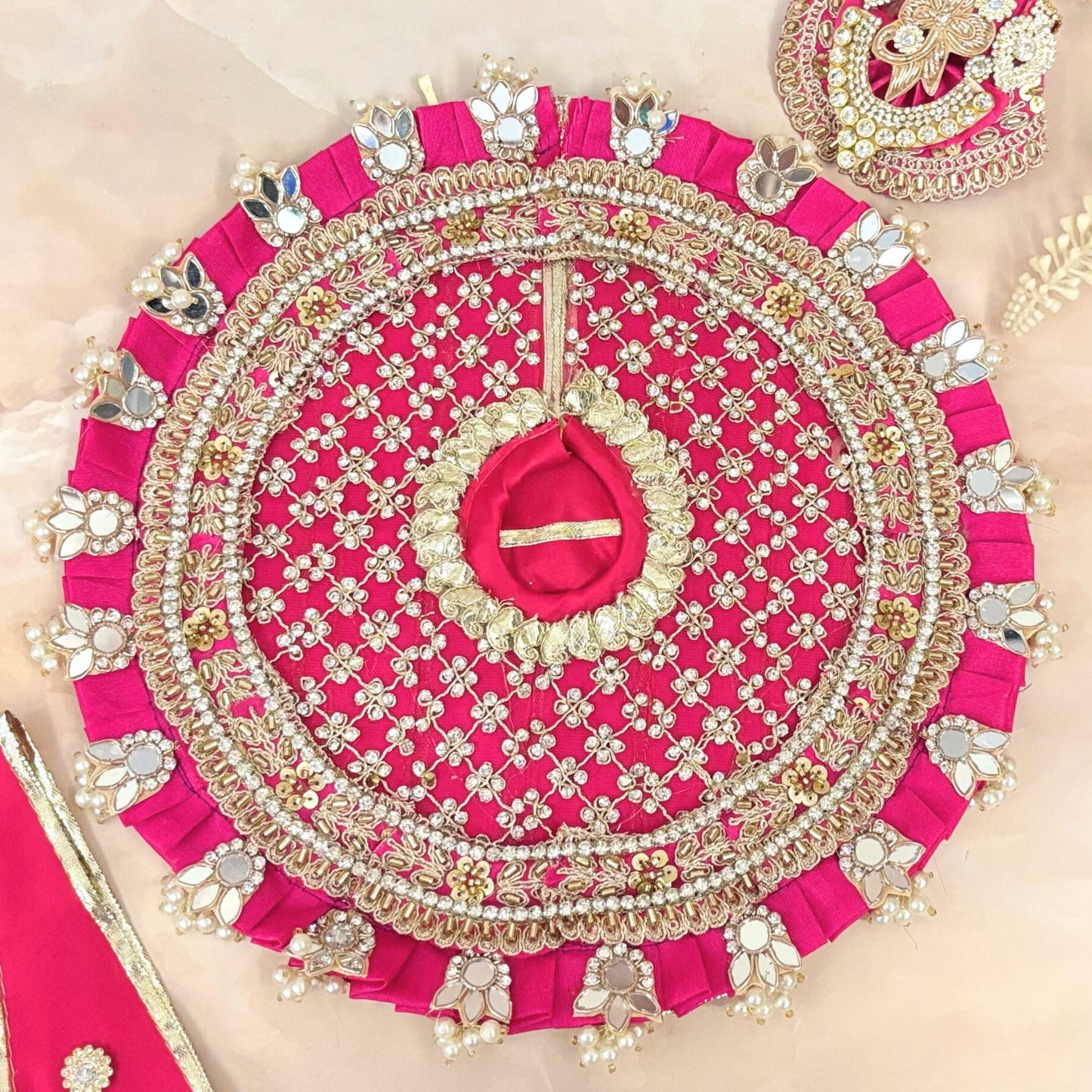 Rajshringara Velvet Laddu Gopal Dress