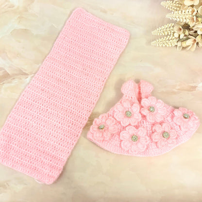 Komalraag Woollen Radhe Krishna  Dress