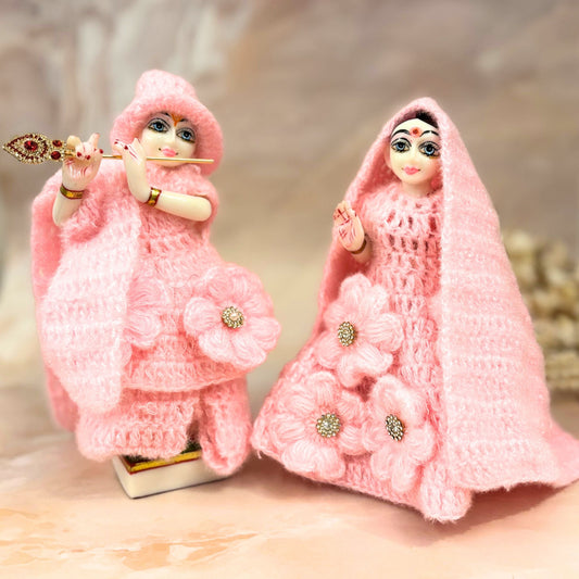 Komalraag Woollen Radhe Krishna  Dress