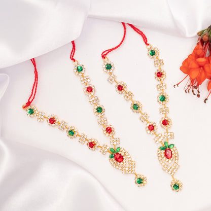 Pushp Ratna Necklace(Pack of 2)