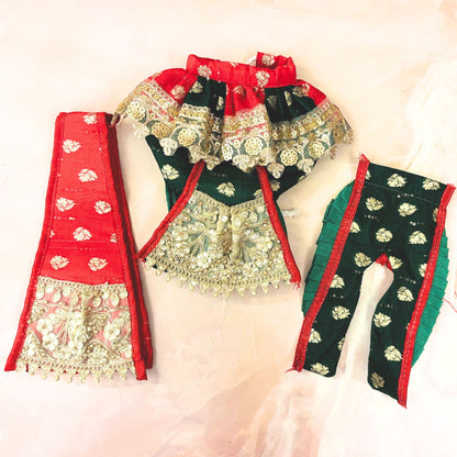 Swarna Shringar Radha Krishna Dress
