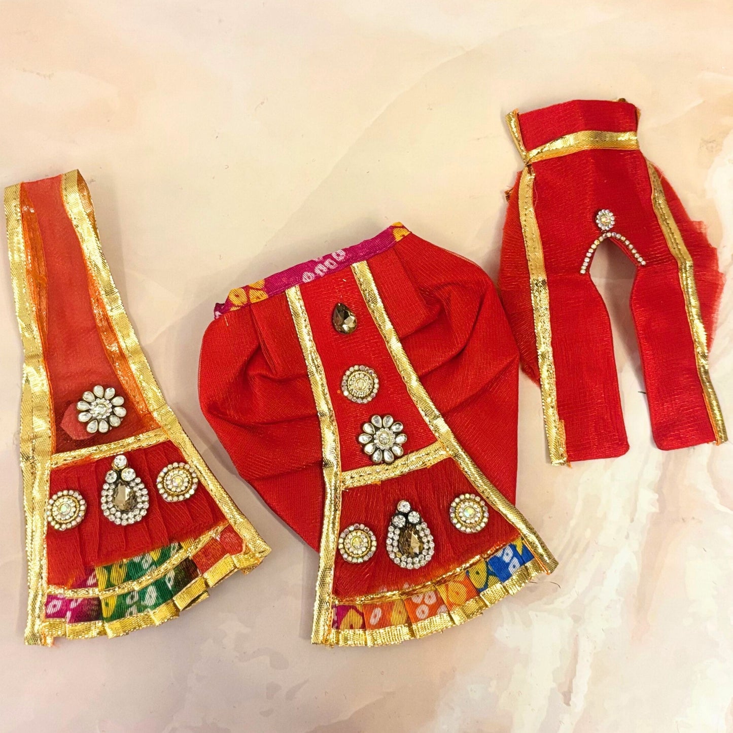 Rangdeep Radha Krishna Dress