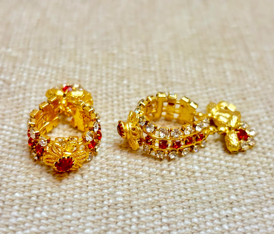 Red Flower Jarkan Kangan for Laddu Gopal ji