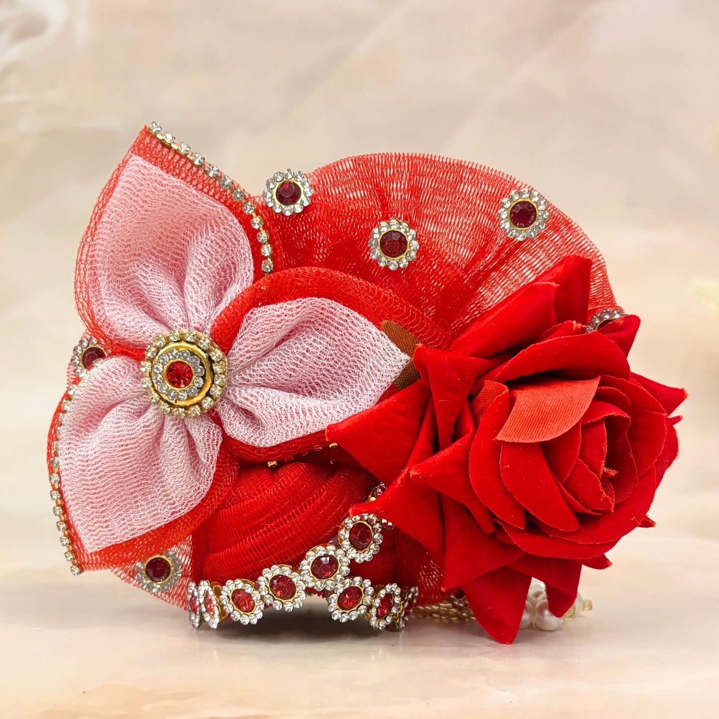 Red Rose Laddu Gopal Dress