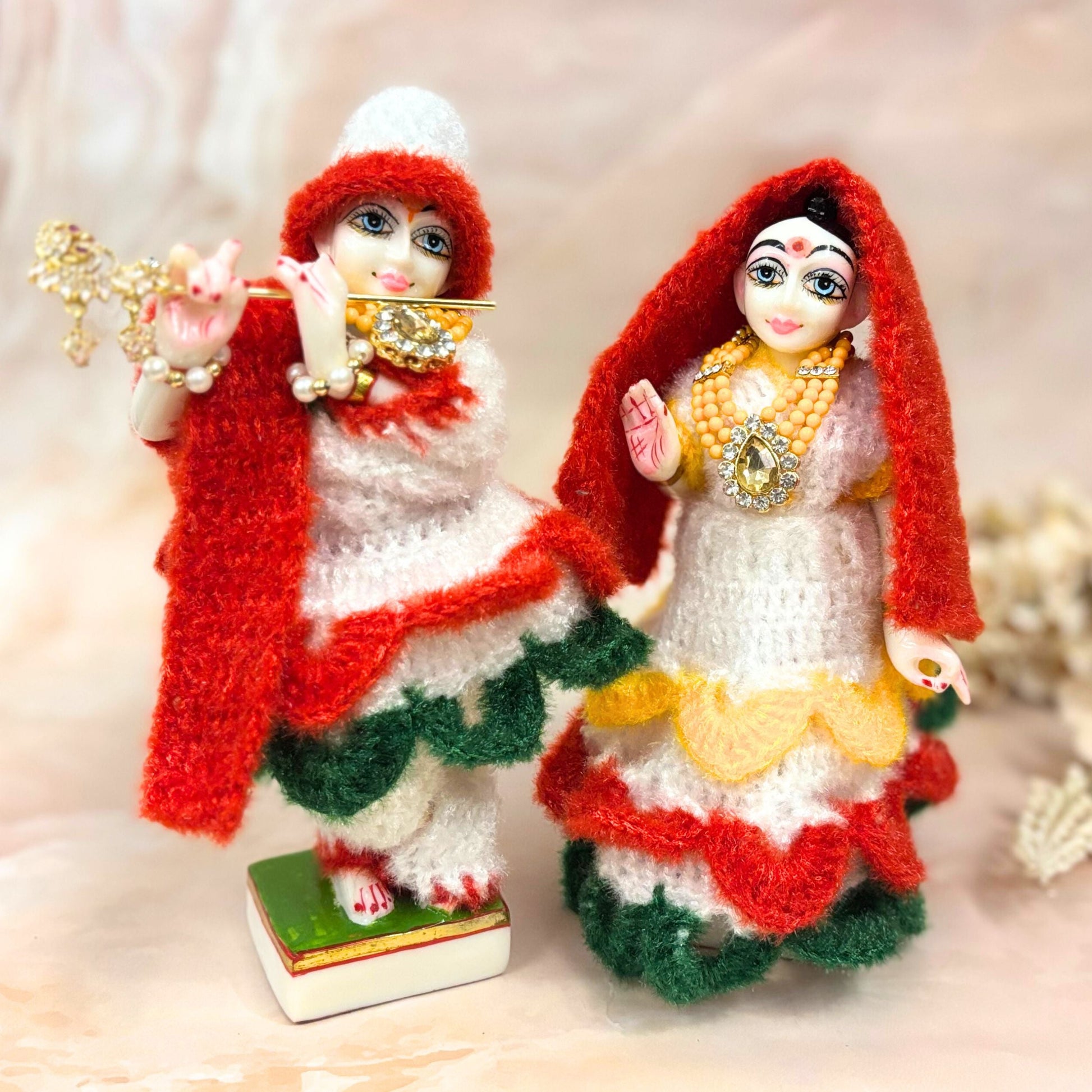 Vasantleela Woollen Radha Krishna Dress