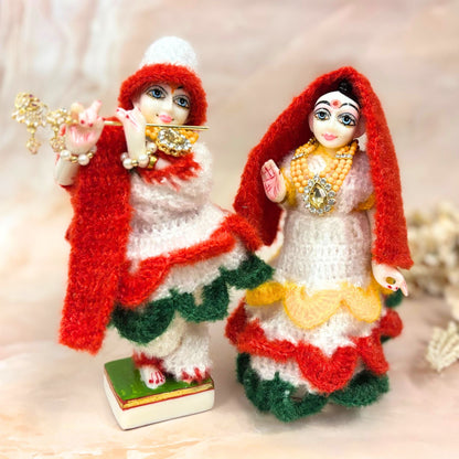 Vasantleela Woollen Radha Krishna Dress