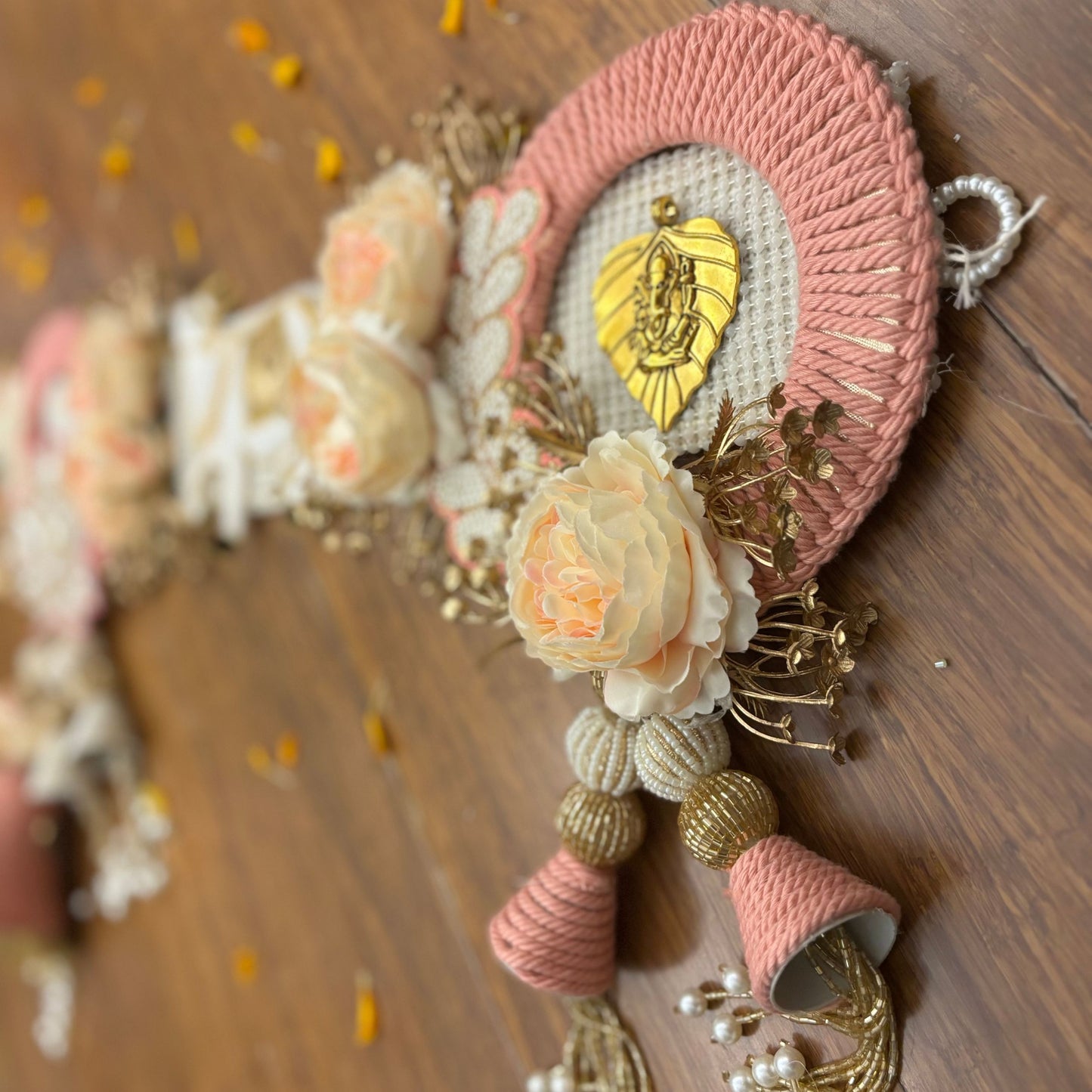 Luxe- Blush Lotus Heritage Toran