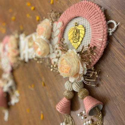 Luxe- Blush Lotus Heritage Toran